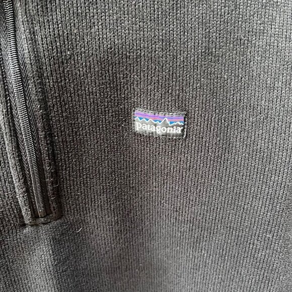 Patagonia Size Women's Small 1/4 Zip Black‎ Better Sweater - Picture 2 of 5